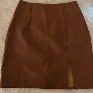 Princess Polly Leather Skirt